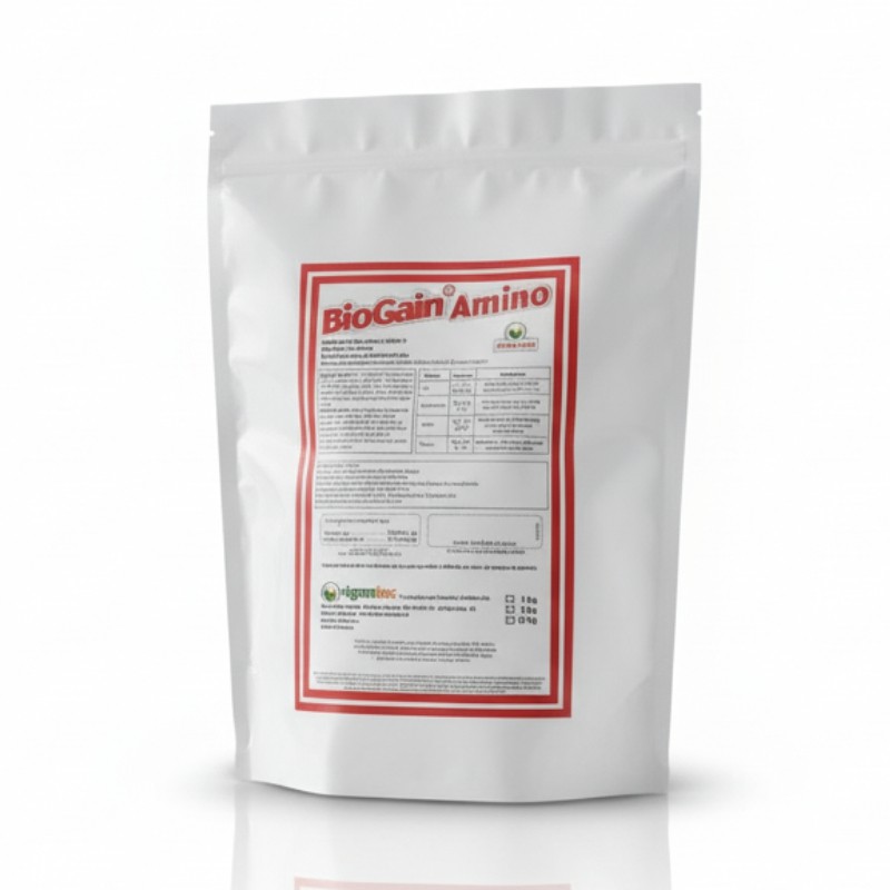 BioGain Amino - Fertilizante em pó com aminoácidos de ação bioestimulante e rico em nitrogênio