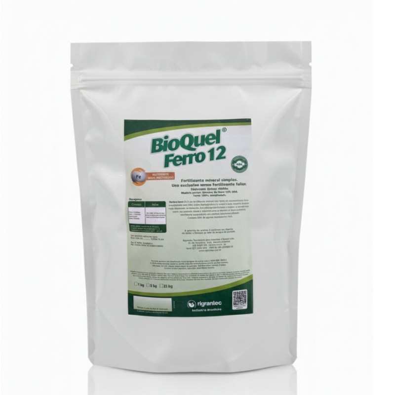 BioQuel Ferro 12 HGA - Fertilizante com 12% de Ferro complexado com HGA